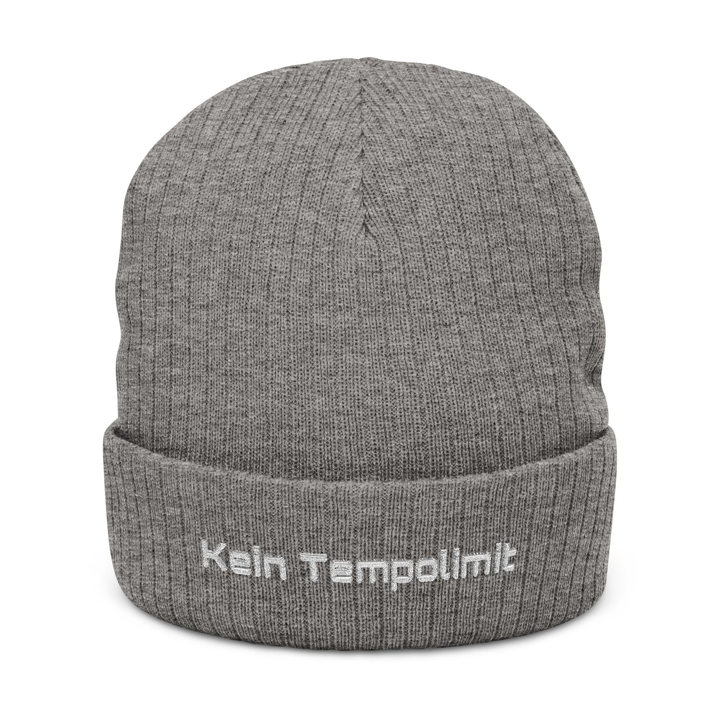 Kein Tempolimit Embroidered Beanie | German Autobahn Hat for Coders & IT Pros