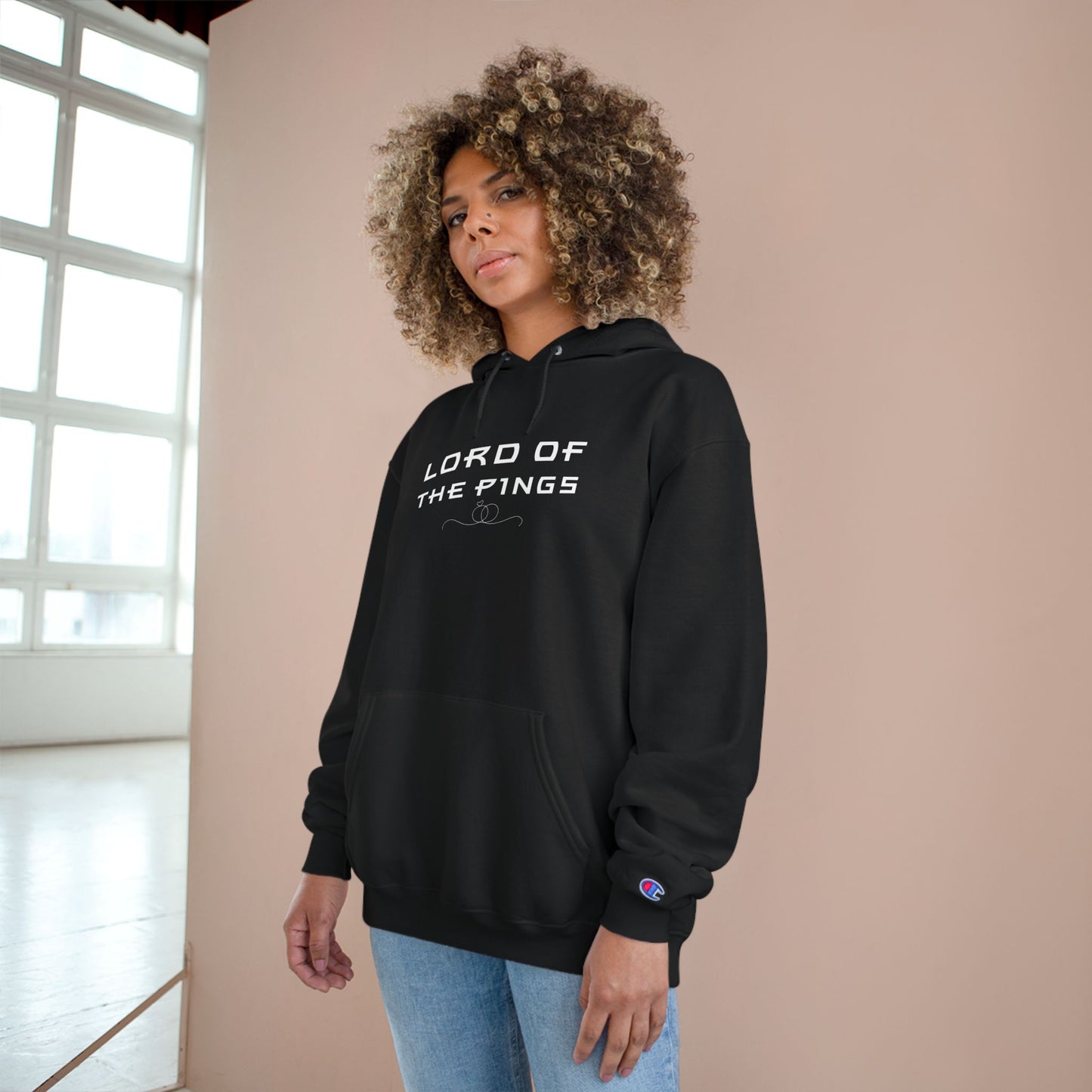 Lord of the Pings Black Hoodie – Funny Network Engineer Sweatshirt