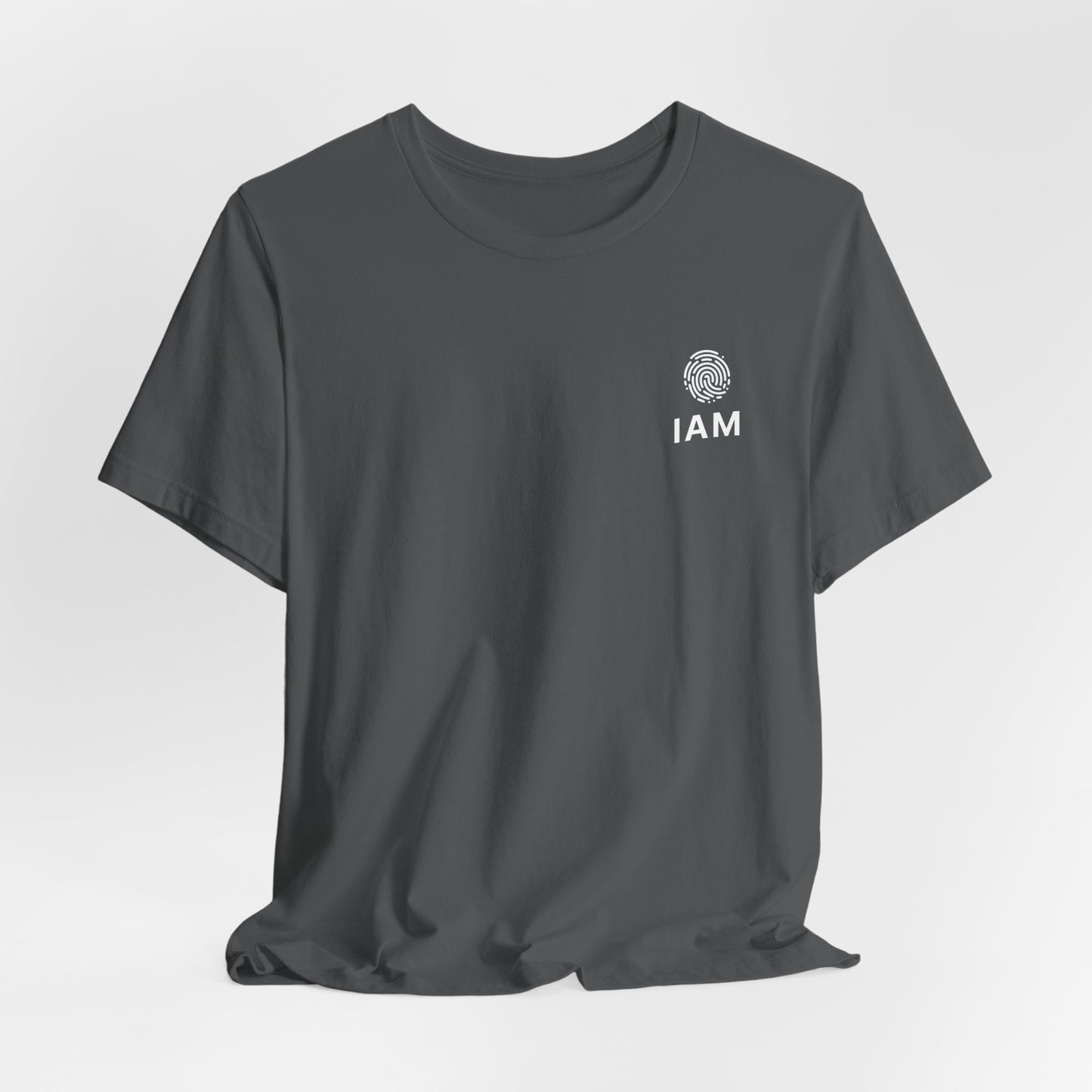 Asphalt t-shirt with a logo and text on a light gray background