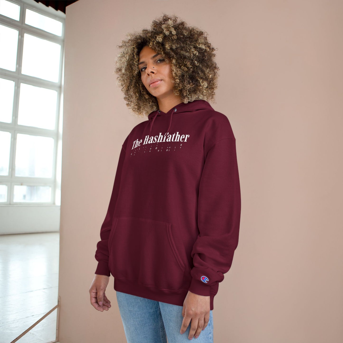 Ethical Hacking-Themed Hoodie in Maroon – HashFather Funny Cybersecurity Apparel
