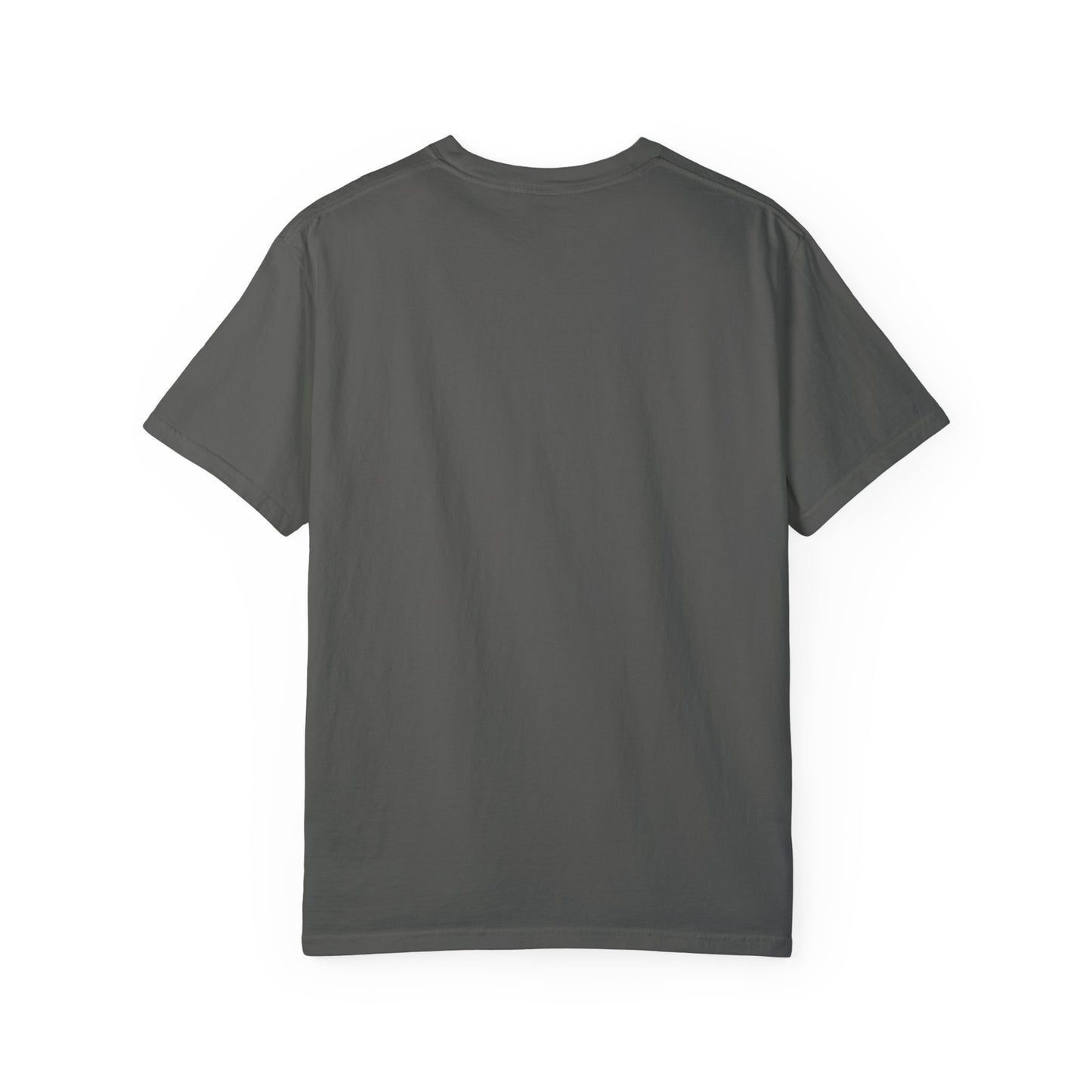 Pepper gray t-shirt, back view