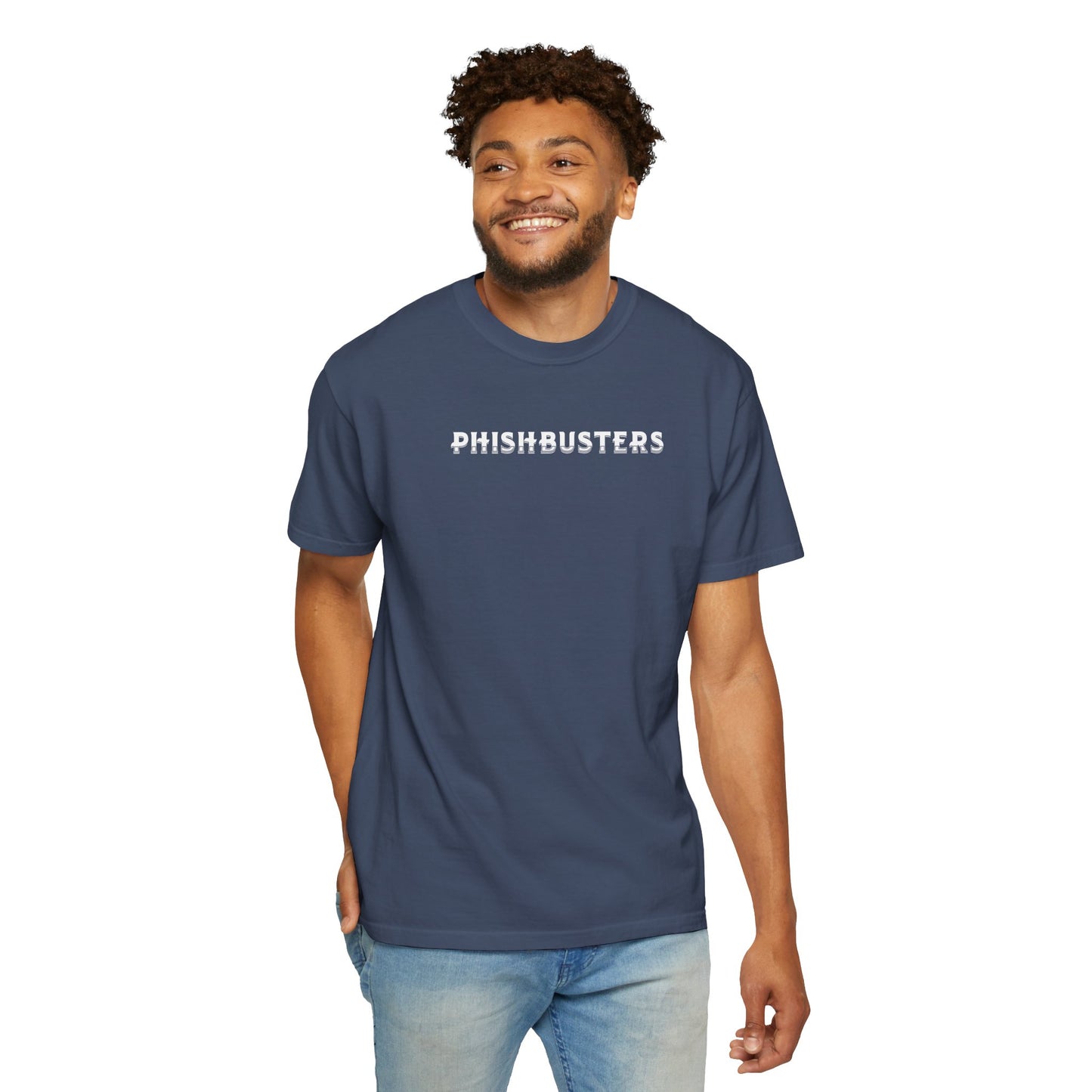 Phishbusters Cybersecurity Hoodie Midnight front view