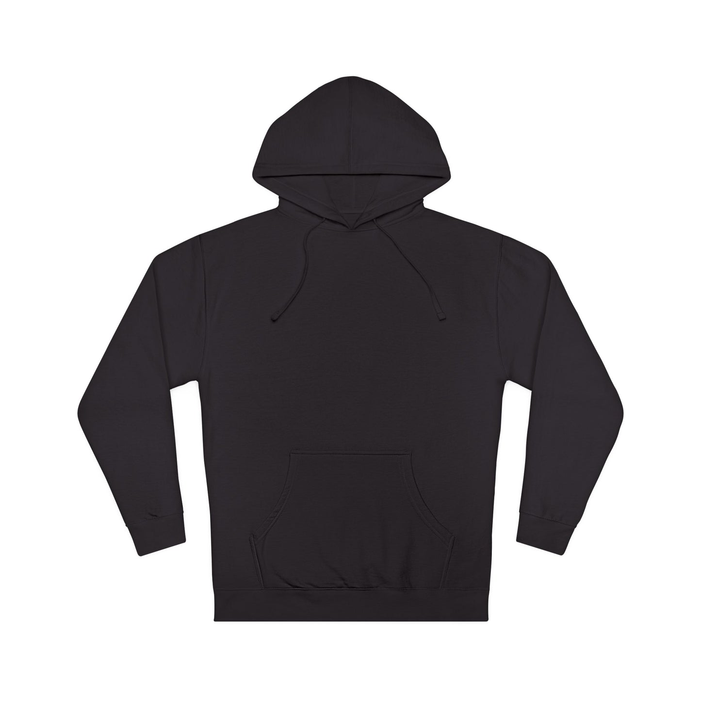 Black hoodie on a white background