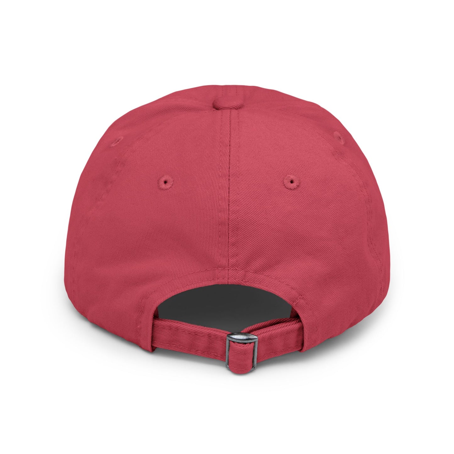 Dashing Red Distressed Golf Cap, Back View