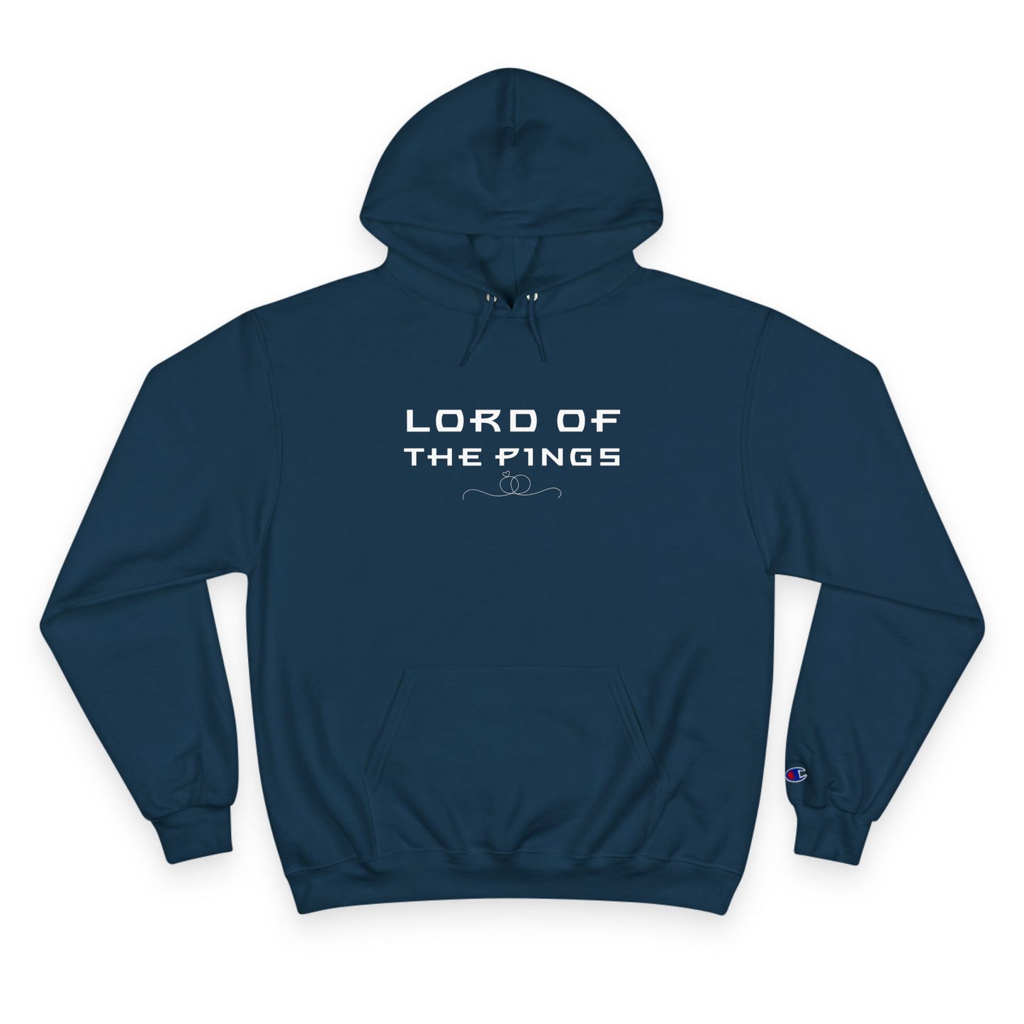 Sysadmin Humor Hoodie – Funny IT Sweatshirt in Navy with Lord of the Pings Slogan