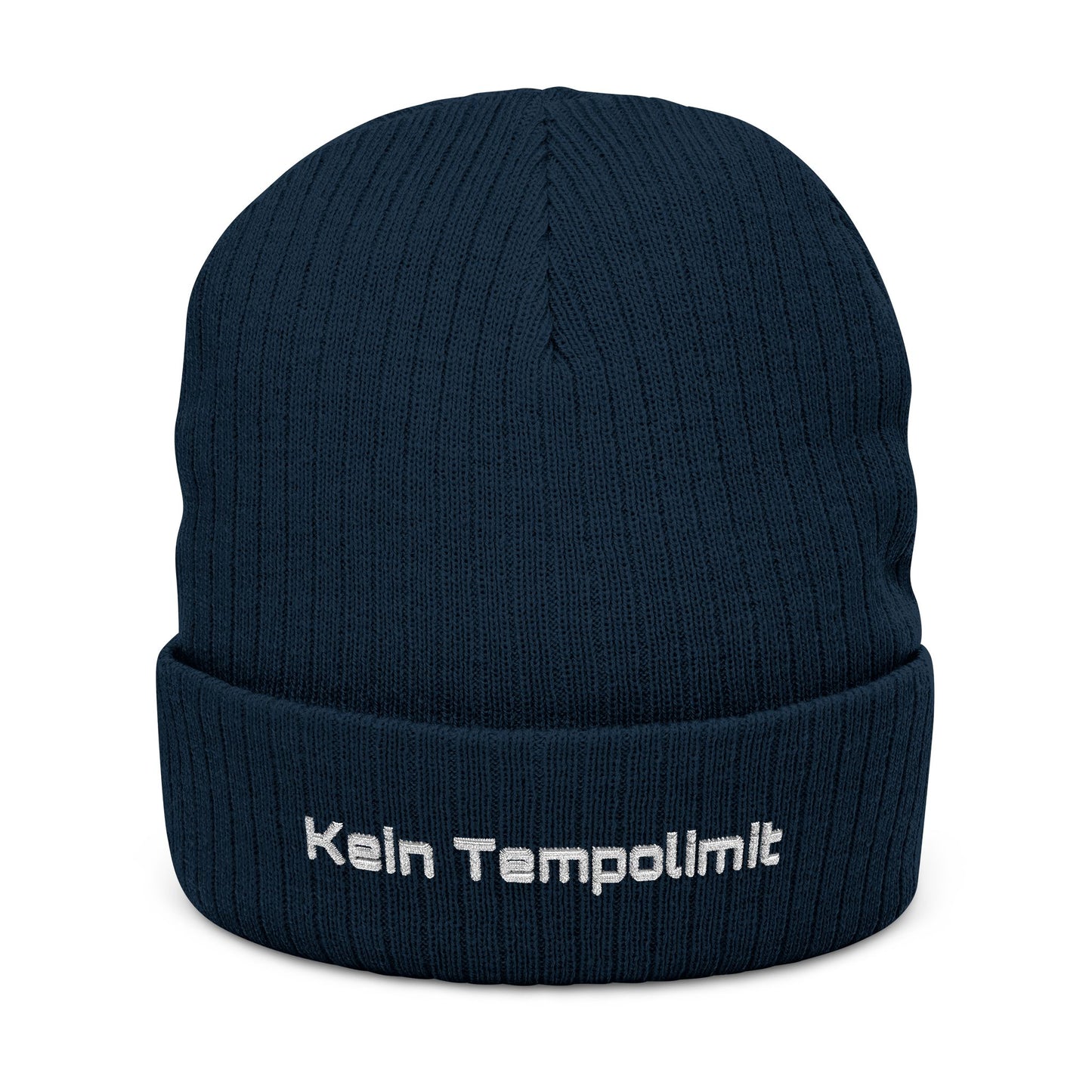Kein Tempolimit Embroidered Beanie | German Autobahn Hat for Coders & IT Pros