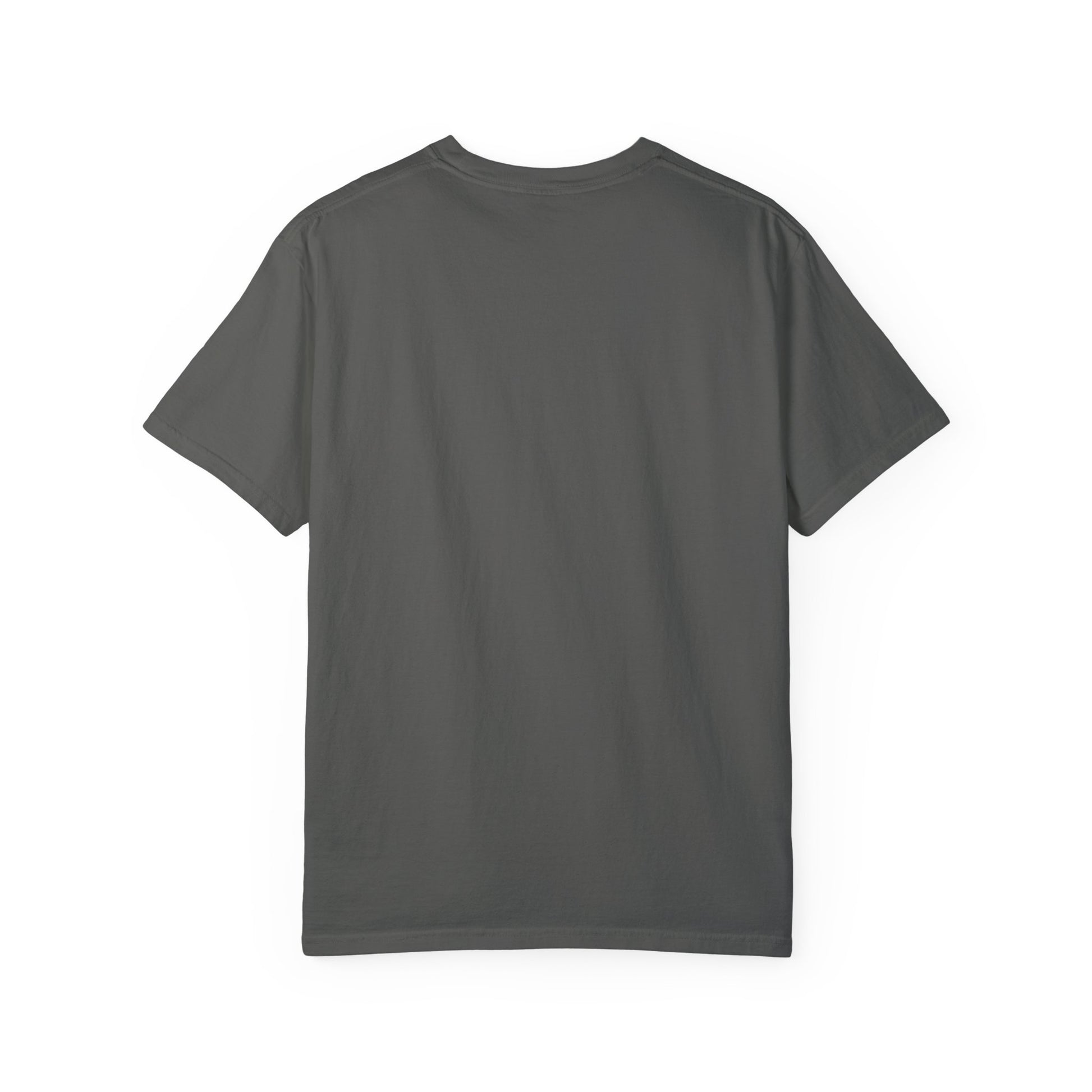Pepper gray t-shirt, back view 