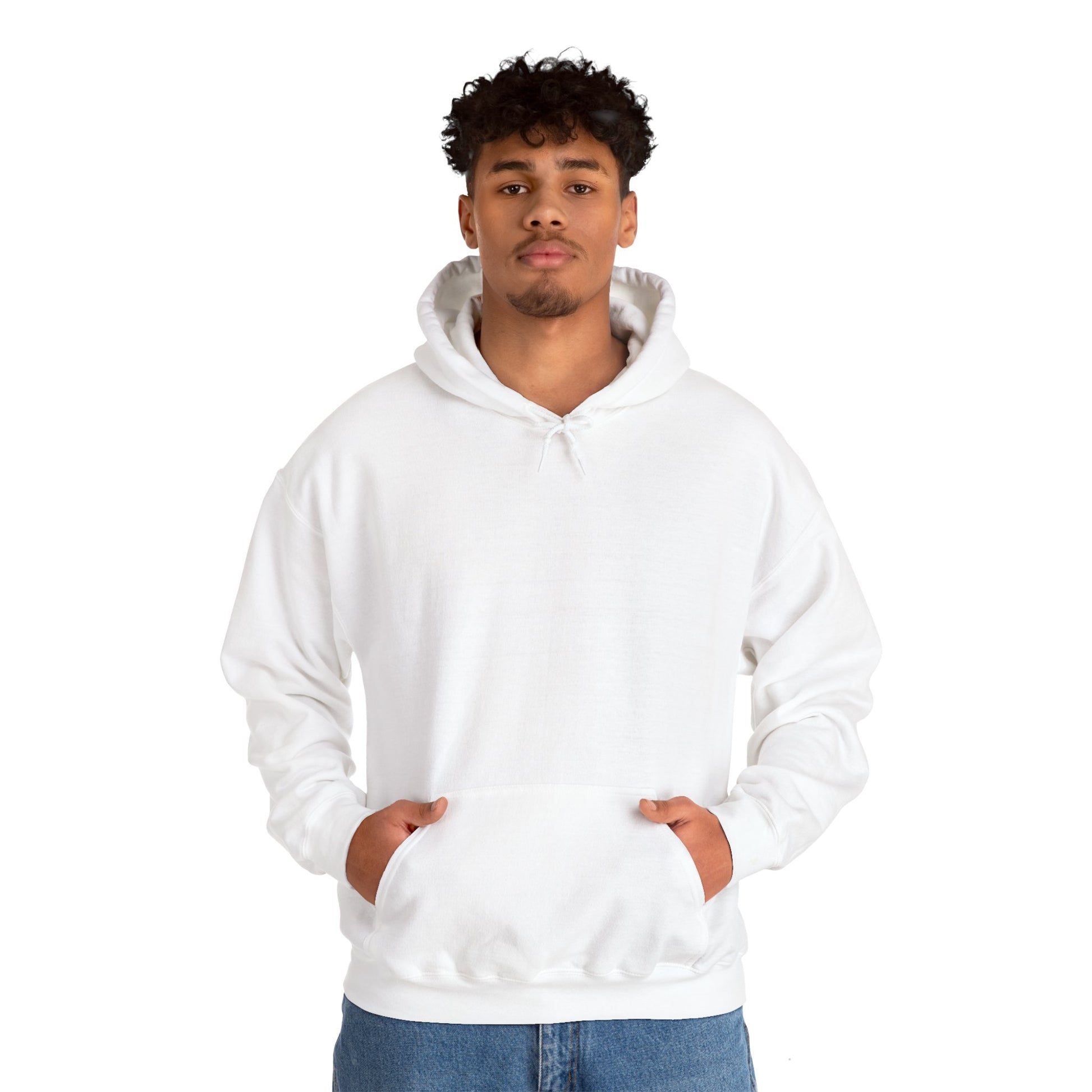 Minimalist white hoodie for ethical hackers and IT specialists. Cozy and stylish design