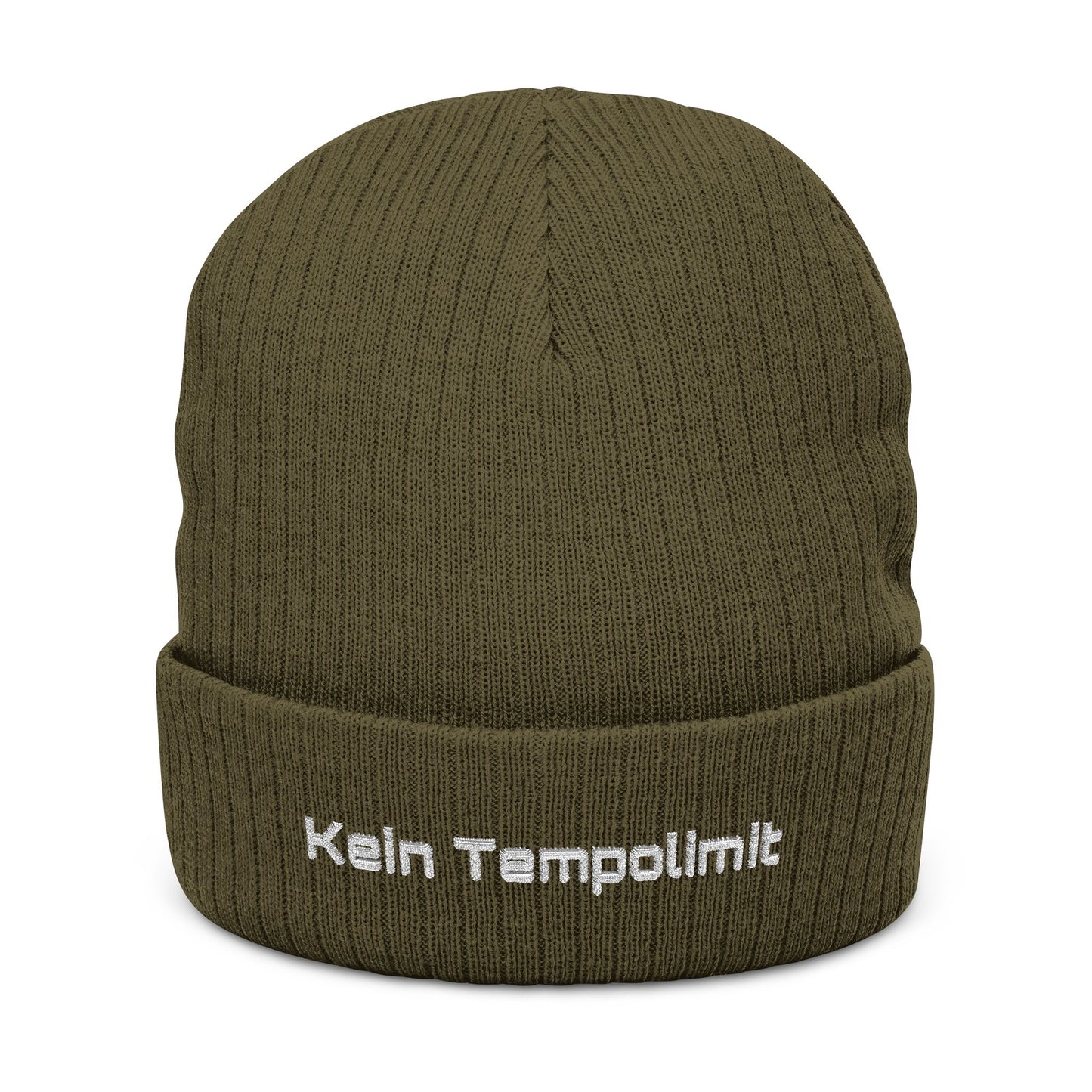 Kein Tempolimit Embroidered Beanie | German Autobahn Hat for Coders & IT Pros