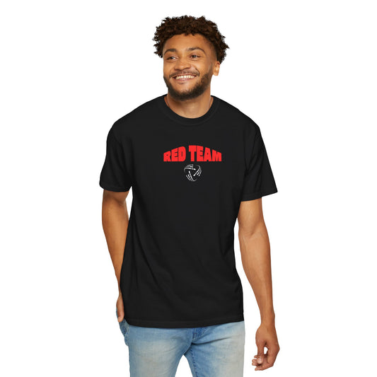 Black Red Team Cybersecurity T-Shirt – Ethical Hacking & Penetration Testing Tee, Front View