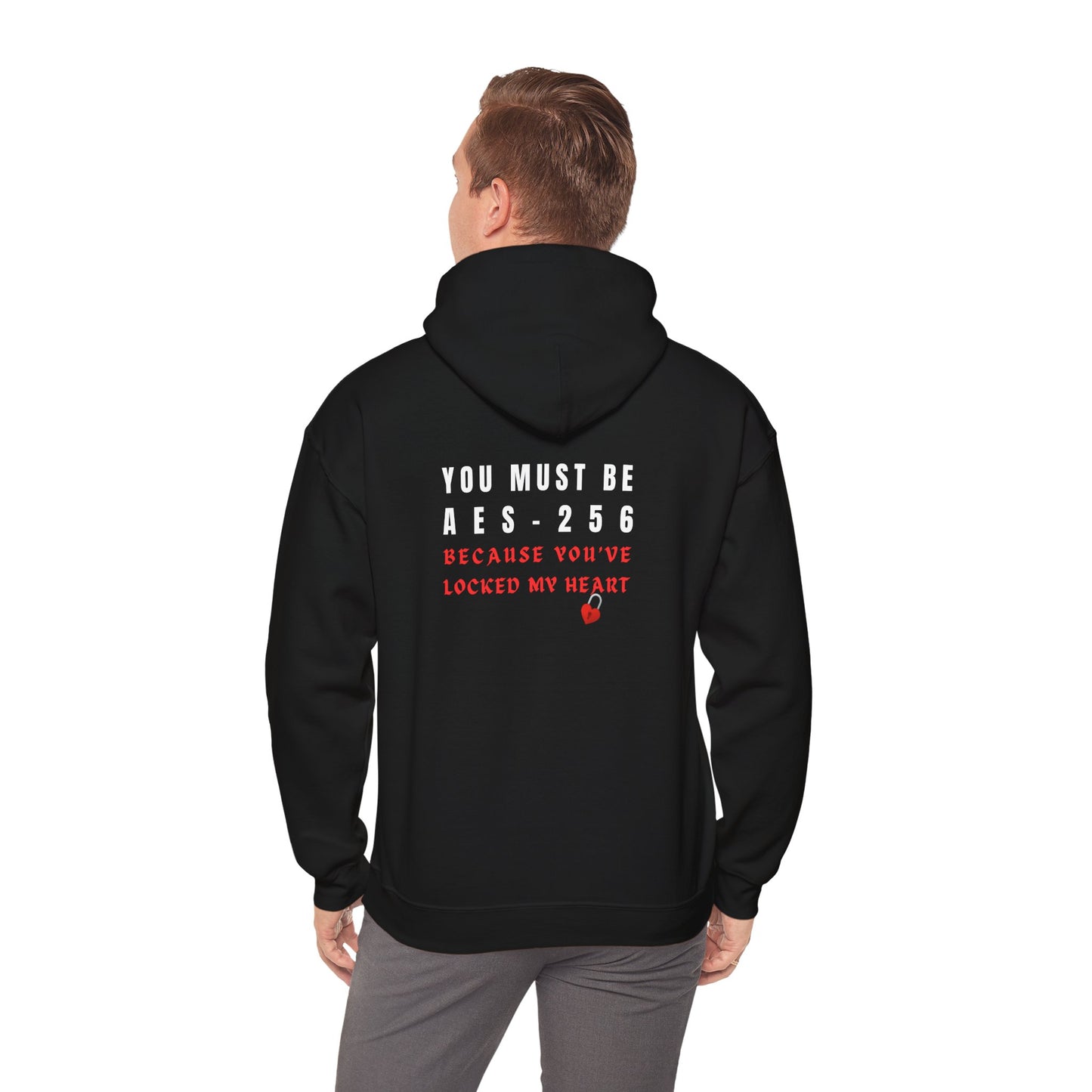 Black cybersecurity hoodie with bold hacker slogan. Perfect for IT admins and penetration testers.